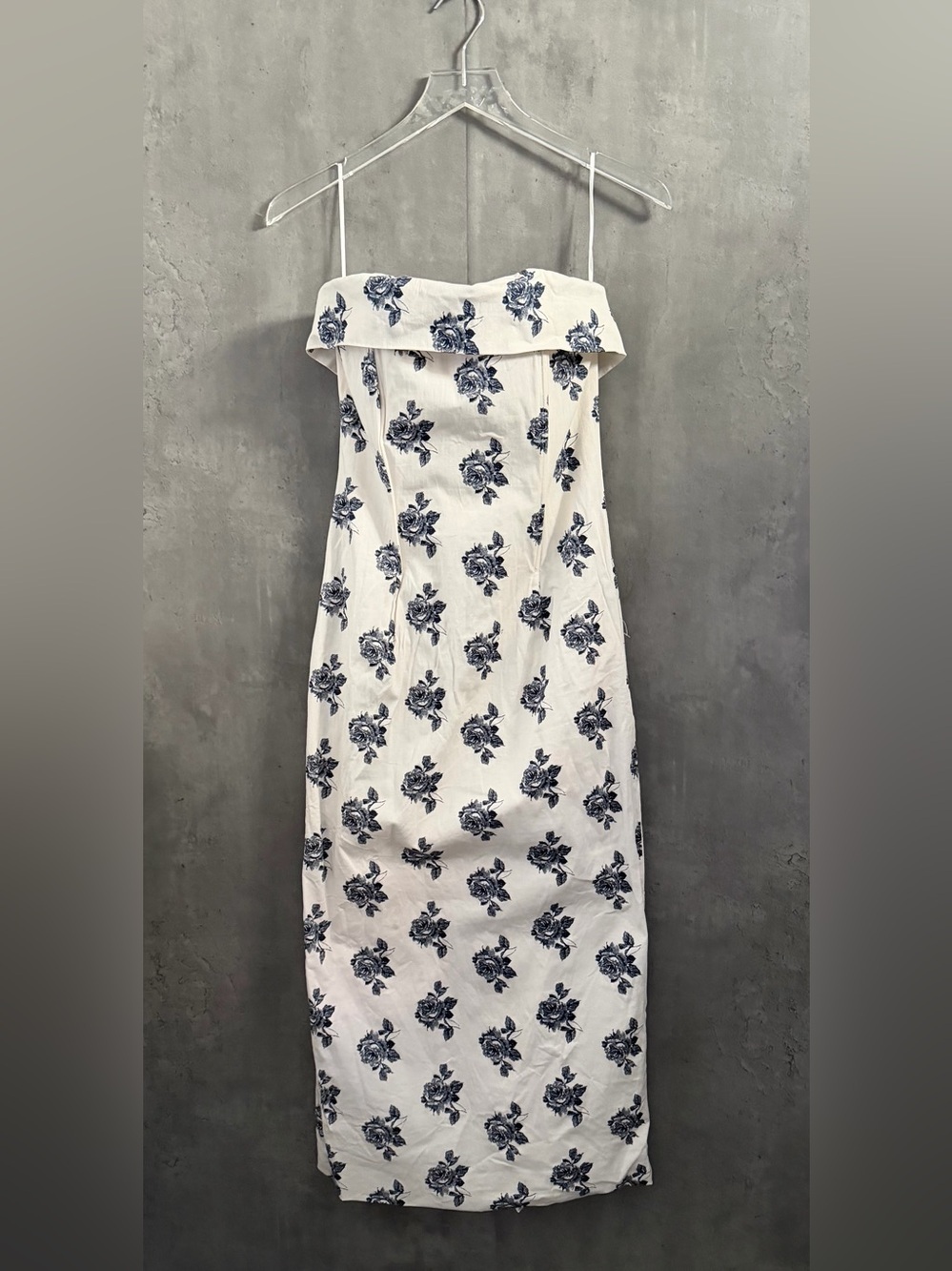 Petal & Pup Toni Floral Strapless Midi Dress B581 - Picture 4 of 6